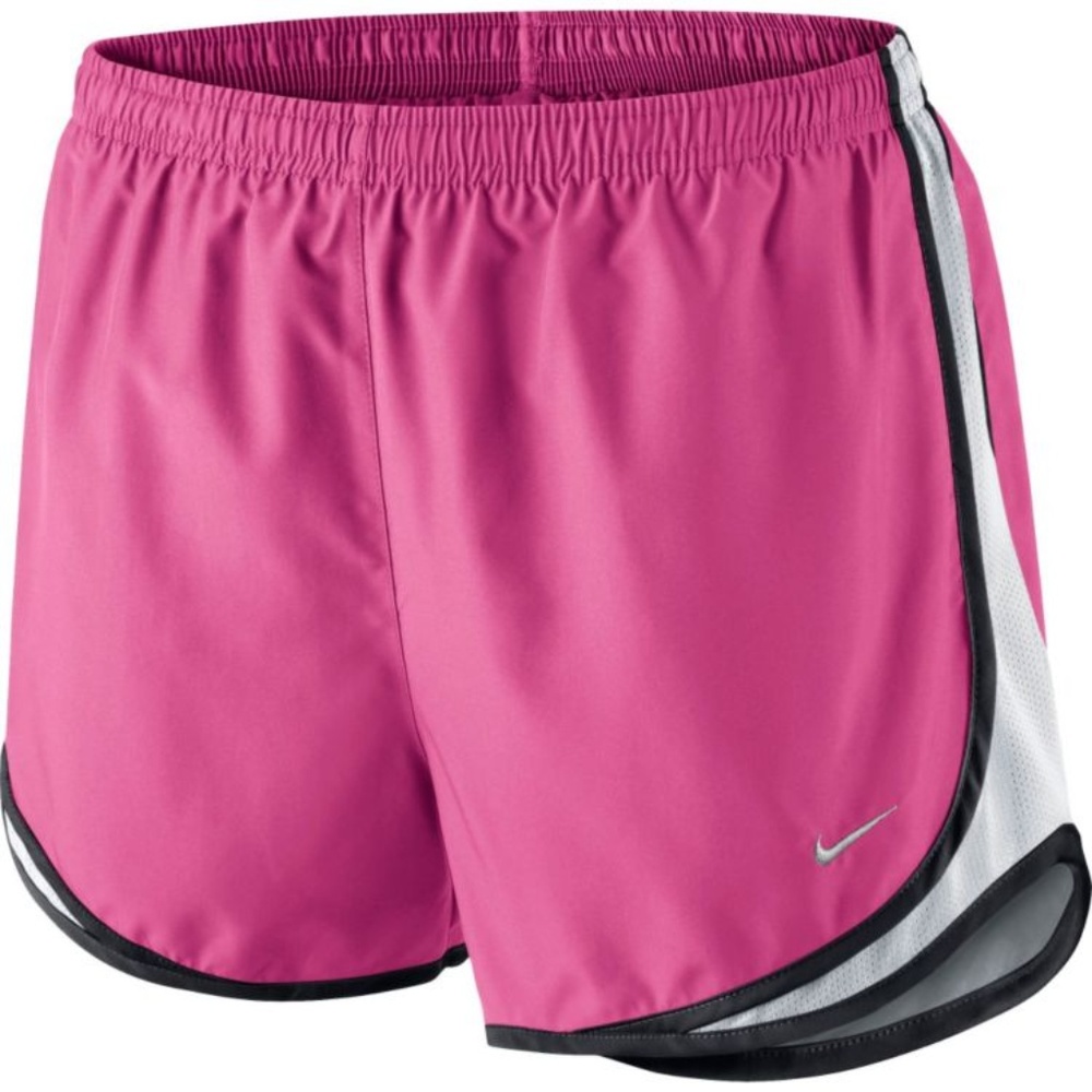 NIKE Women's Pink Dri-Fit Tempo Running Shorts C7 - Picture 2 of 8